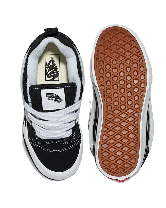 Vans Kids' Knu Skool Shoes - Black / True White - Just For Sports