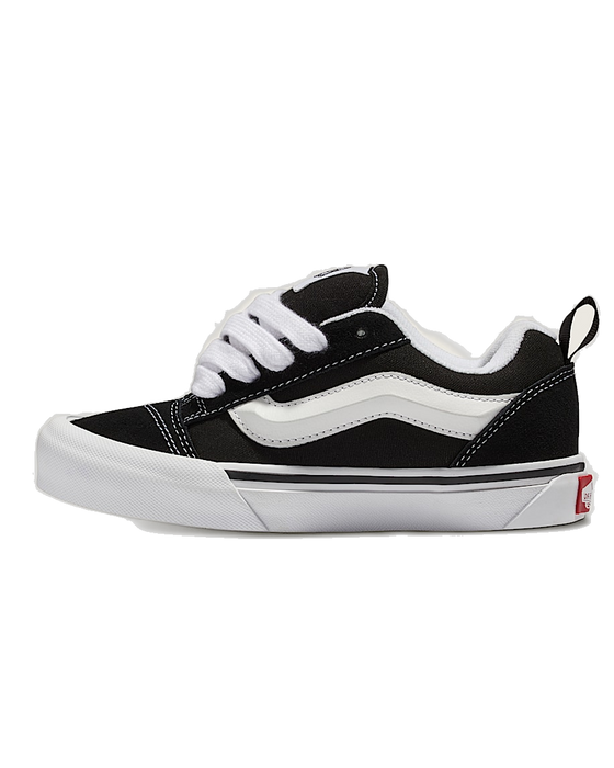 Vans Kids' Knu Skool Shoes - Black / True White - Just For Sports