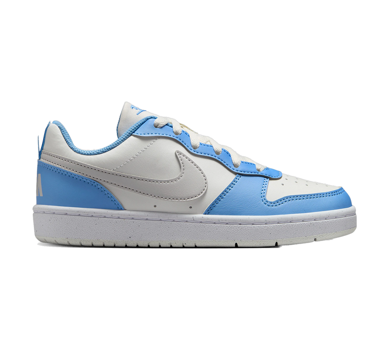 Nike Kids' Court Borough Low Recraft Shoes - Summit White / Cobalt Pulse / White / Vast Grey - Just For Sports