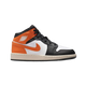 Nike Kids' Air Jordan 1 Mid Shoes - Starfish / White / Sail / Black