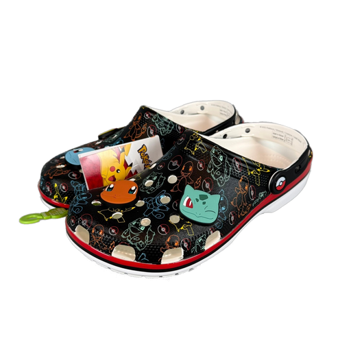 Crocs Unisex Pokemon Starters Clogs - Black / Orange - Just For Sports