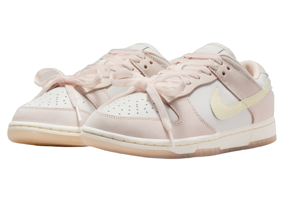 Nike Women's Dunk Low Premium Shoes - Light Soft Pink / Platinum Tint / Coconut Milk