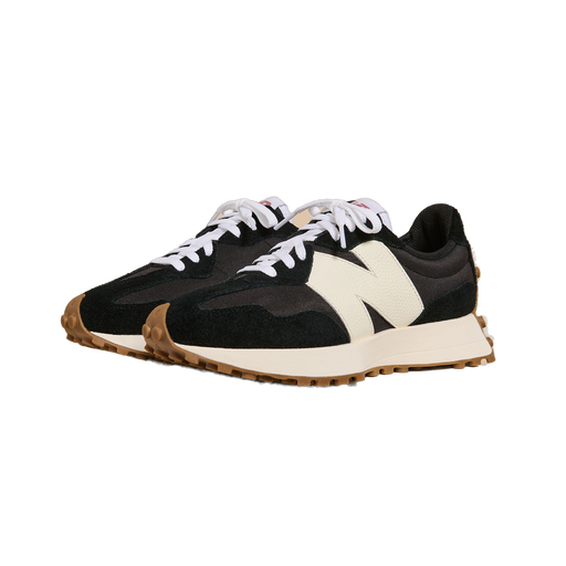 New Balance Women's 327 Shoes - Black / White / Mineral Red - Just For Sports