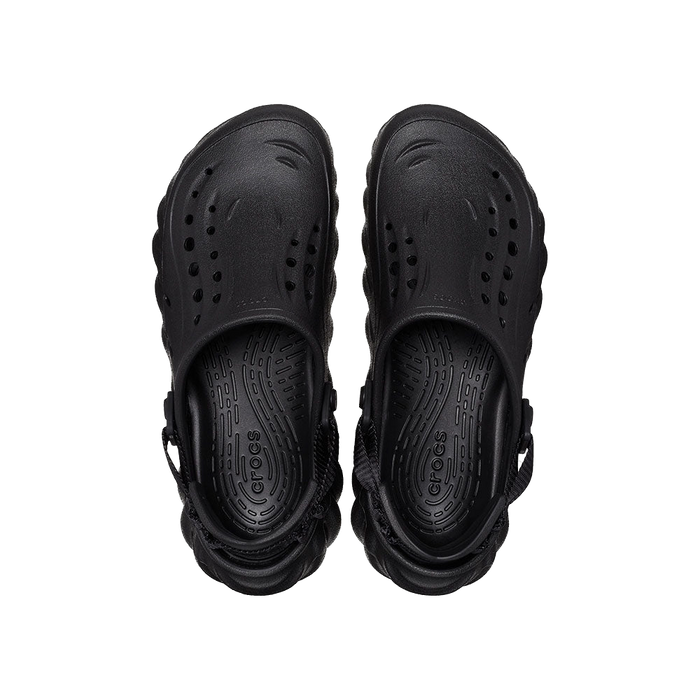 Crocs Unisex Echo Clog Shoes - Black - Just For Sports
