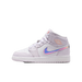 Nike Kids' Air Jordan 1 Mid Se Shoes - Barely Grape / Atomic Pink / White - Just For Sports