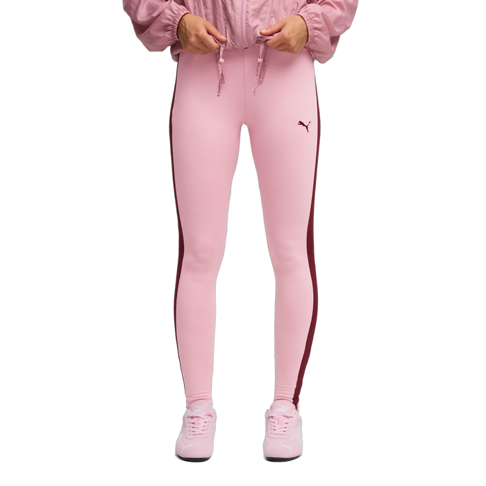 Puma Women's T7 Leggings - Poised Pink / Ruby Shimmer - Just For Sports