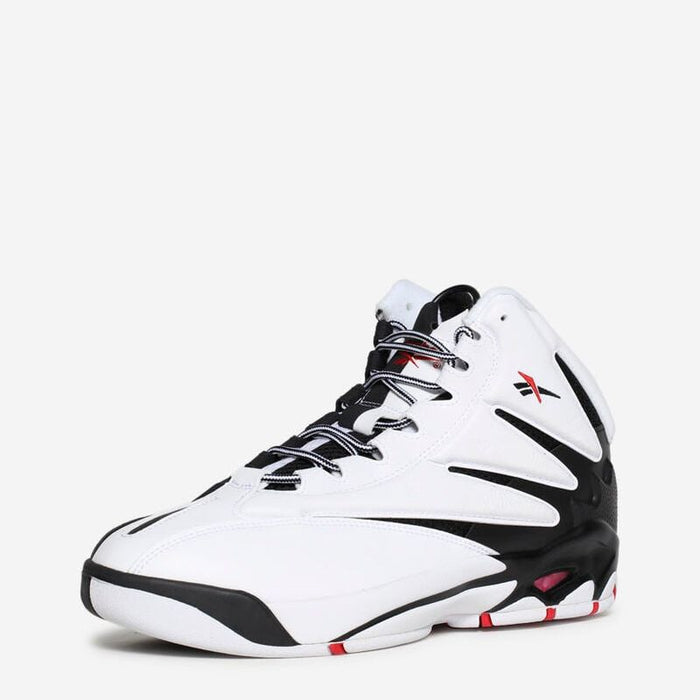 Reebok basketball shoes black and white online