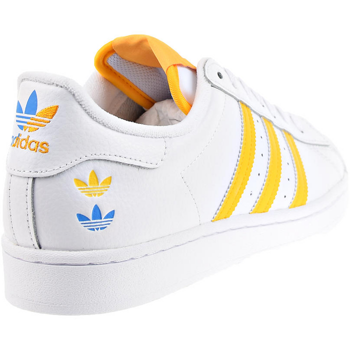 Adidas Men's Superstar Shoes - White / Yellow