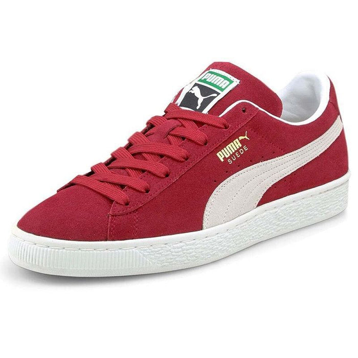 Puma Suede Classic Xxi Lace Up Mens Red Sneakers Casual Shoes 37491506