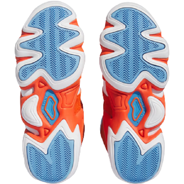 [IE7224] Adidas Men's Crazy 8 Orange White Team Light Blue Sneakers *NEW*