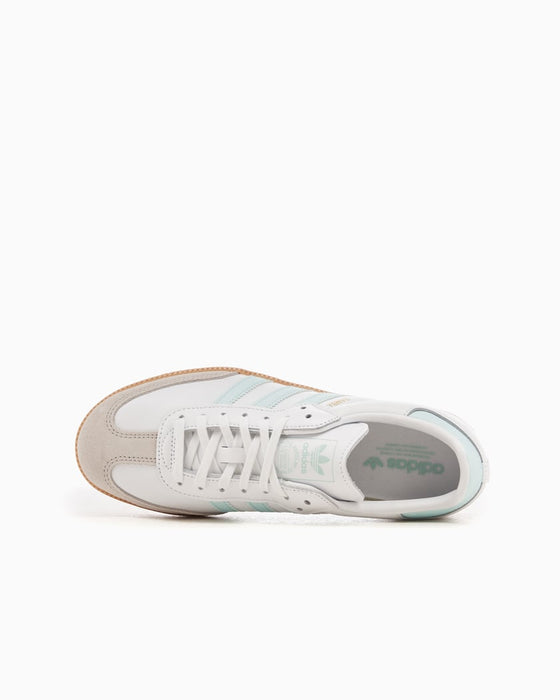 Adidas Kids' Samba Og Shoes - White / Semi Flash Aqua Just For Sports Adidas Kids' Samba Og Shoes - White / Semi Flash Aqua Just For Sports