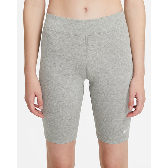 Nike Women's Sportswear Essential Shorts - Dark Grey Heather / White