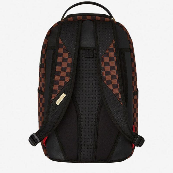 Sprayground Knit Sharks In Paris 2.0 Backpack - Brown / Black