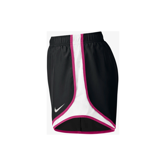 Nike Women's Tempo Running Shorts - Black / White / Vivid Pink / Wolf Grey