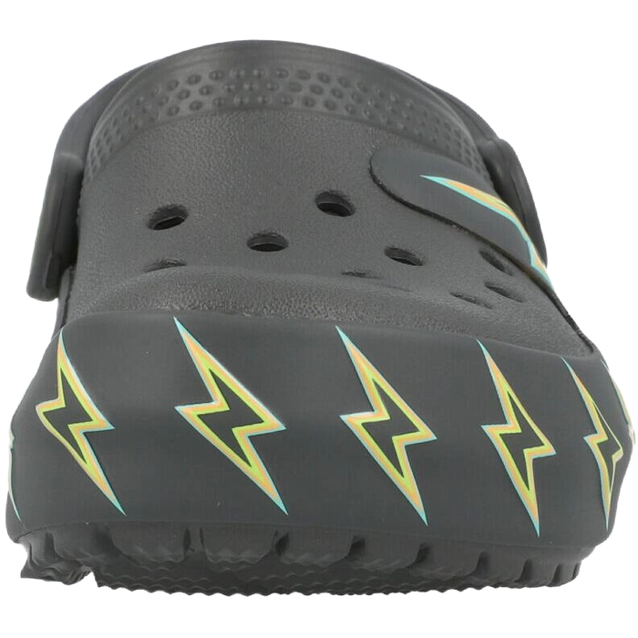 Crocs Kids' Classic Bolt Lights Clog Shoes - Carbon / Grey - Just For Sports