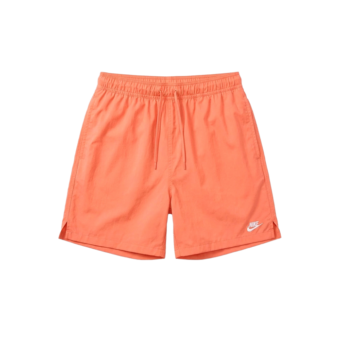 Nike Men's Club Short Apparel - Orange Frost / White - Just For Sports