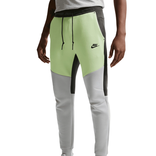 Nike Men's Tech Fleece Joggers Apparel - Light Liquid Lime / Anthracite / Light Smoke Grey / Black - Just For Sports