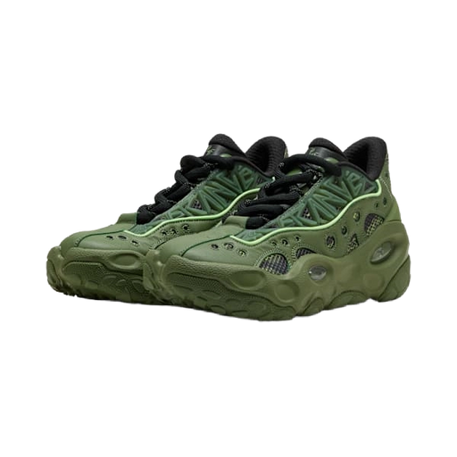Puma Men's La France Rnr Camo Shoes - Avocado Green / Fizzy Light - Just For Sports