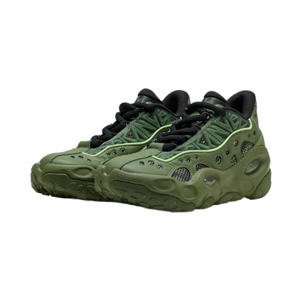 Puma Men's La France Rnr Camo Shoes - Avocado Green / Fizzy Light - Just For Sports