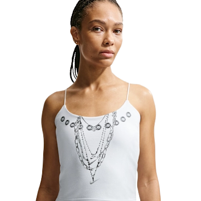 Nike Women's Sportswear Chill Knit Tight Cami Tank Apparel - Light Orewood Brown - Just For Sports