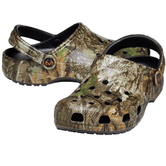 Crocs Realtree Apx Classic Clog Shoes - Multi / Brown - Just For Sports