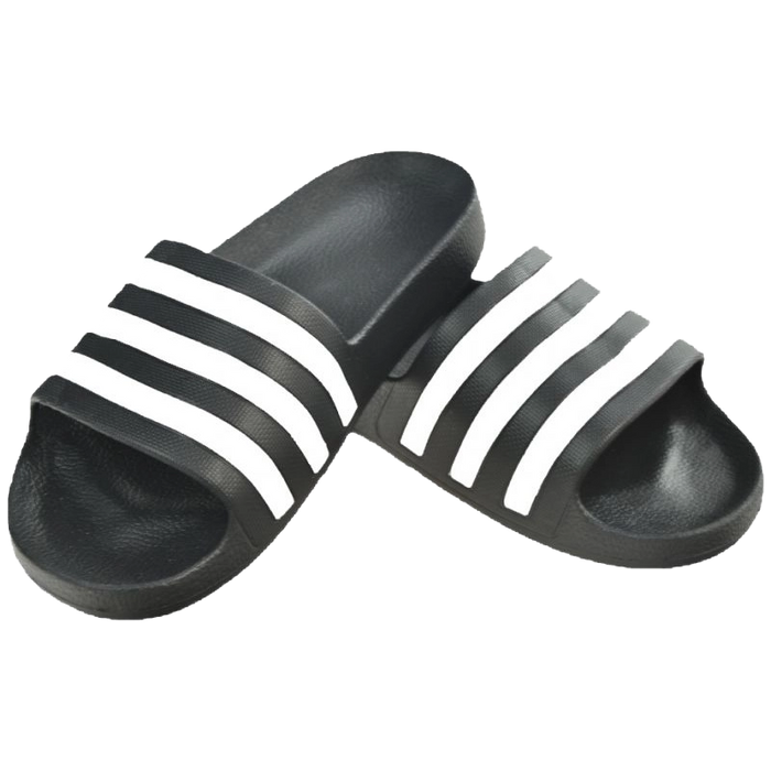 Adidas Men's Adilette Aqua Slides Shoes - Core Black / Cloud White / Core Black - Just For Sports