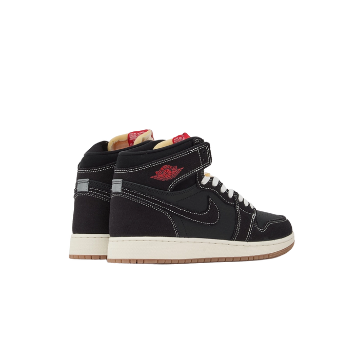 Nike Kids' Air Jordan 1 Retro High Og Flight Club Shoes - Black / Sail / Gum Medium Brown / University Red - Just For Sports