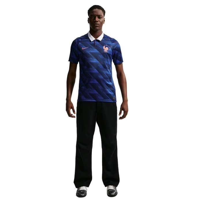 Nike Men's Fff 2026 Stadium Home Dri-Fit Soccer Replica Jersey Apparel - Game Royal / Blackened Blue / White / Metallic Copper - Just For Sports