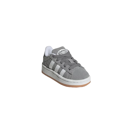 Adidas Kids' Campus 00s Comfort Closure Elastic Lace Shoes Shoes - Grey Three / Cloud White / Cloud White - Just For Sports