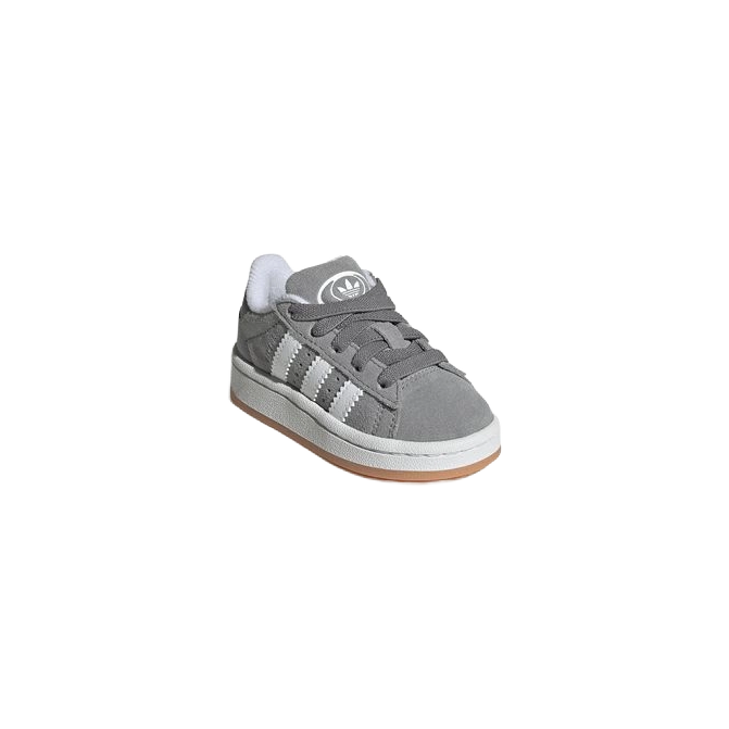 Adidas Kids' Campus 00s Comfort Closure Elastic Lace Shoes Shoes - Grey Three / Cloud White / Cloud White - Just For Sports