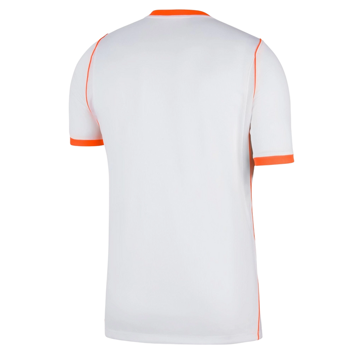 Nike Men's Netherlands 2026 Stadium Away Dri-Fit Replica Jersey Apparel - White / Hyper Crimson / Black - Just For Sports