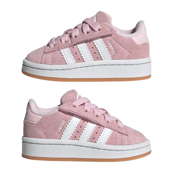 Adidas Kids' Campus 00s Comfort Closure Shoes - Clear Pink / Cloud White / Gum - Just For Sports