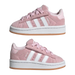 Adidas Kids' Campus 00s Comfort Closure Shoes - Clear Pink / Cloud White / Gum - Just For Sports