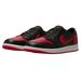 Nike Men's Jordan 1 Retro Low Og Banned Shoes - Black / Varsity Red / Summit White - Just For Sports