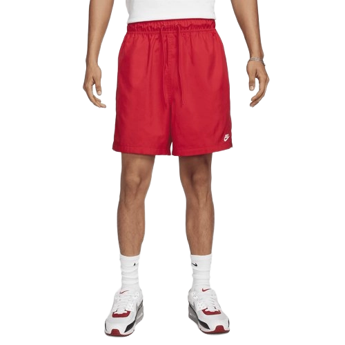 Nike Men's Club Flow Woven Shorts Apparel - University Red / White - Just For Sports