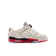 Nike Kids' Air Jordan Sixty Plus Low Shoes - Sail / Black / Reflect Silver / Fire Red