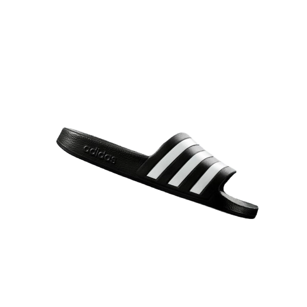 Adidas Men's Adilette Aqua Slides Shoes - Core Black / Cloud White / Core Black - Just For Sports