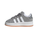 Adidas Kids' Campus 00s Comfort Closure Elastic Lace Shoes Shoes - Grey Three / Cloud White / Cloud White - Just For Sports