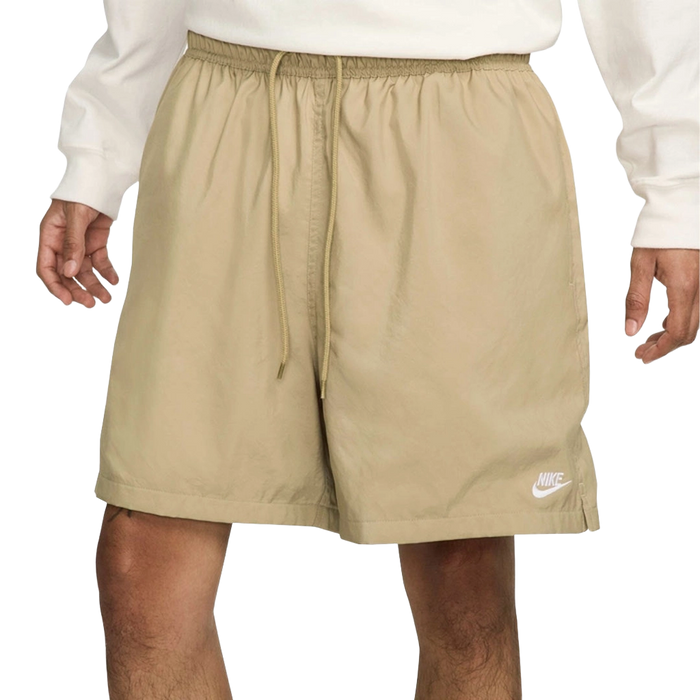 Nike Men's Club Woven Flow Shorts Apparel - Parachute Beige / White - Just For Sports