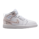 Nike Kids' Air Jordan 1 Mid Se Shoes - White / Field Silver