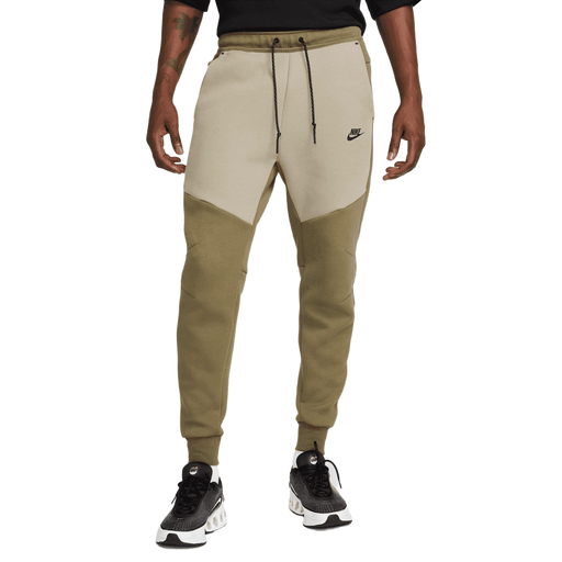 Nike Men's Tech Fleece Jogger Apparel - Medium Olive / Light Army / Black - Just For Sports