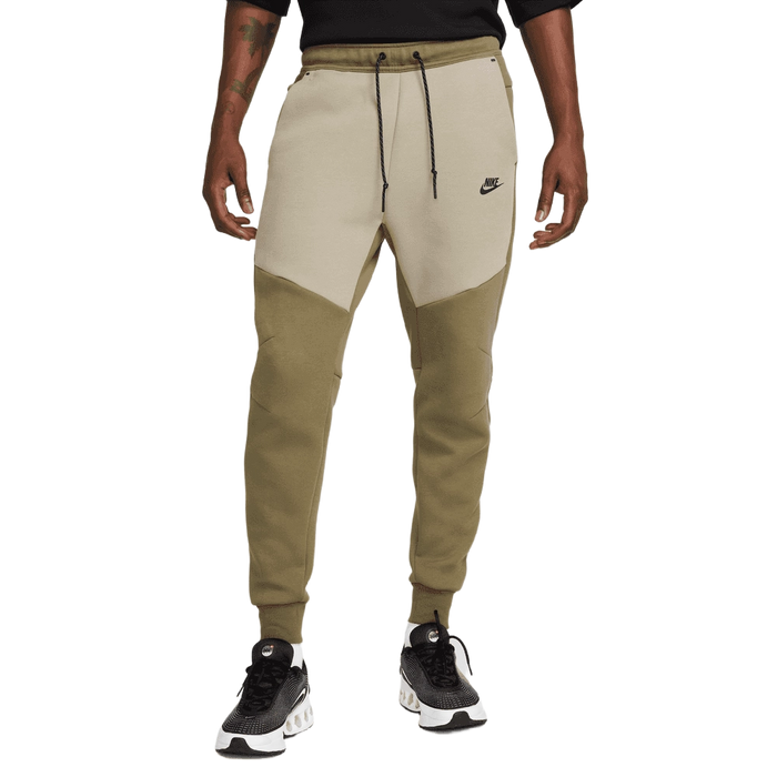 Nike Men's Tech Fleece Jogger Apparel - Medium Olive / Light Army / Black - Just For Sports