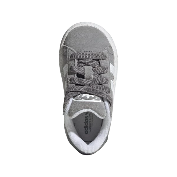 Adidas Kids' Campus 00s Comfort Closure Elastic Lace Shoes Shoes - Grey Three / Cloud White / Cloud White - Just For Sports