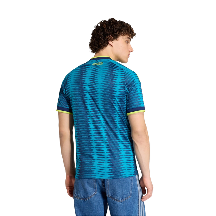 Adidas Men's Colombia 26 Away Jersey Apparel - Team Navy Blue 2 / Mystery Petrol - Just For Sports