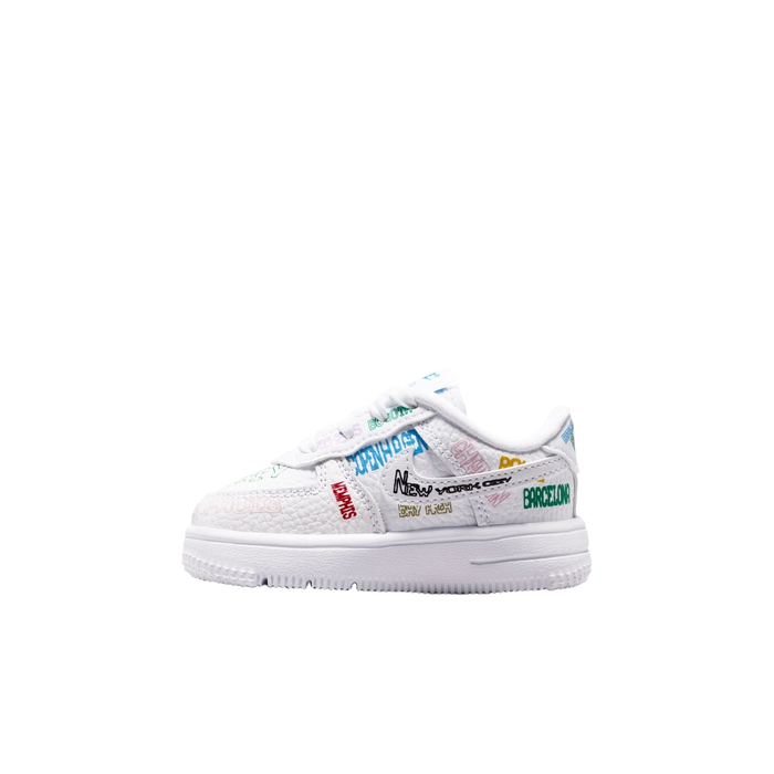 Nike Kids' Force 1 Low World Tour Shoes - White / White - Just For Sports