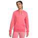 Nike Women's Sportswear Club Fleece Pullover Hoodie Apparel - Sea Coral / White - Just For Sports