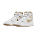 Nike Women's Jordan 1 Retro High Og Metallic Gold Shoes - White / Metallic Gold / Gum Light Brown - Just For Sports