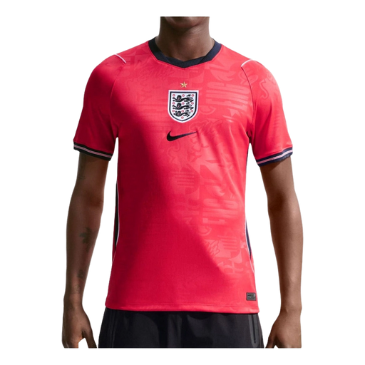 Nike Men's England 2026 Stadium Away Dri-Fit Football Replica Shirt Apparel - Speed Red / Obsidian / White - Just For Sports