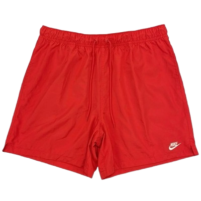 Nike Men's Club Flow Woven Shorts Apparel - University Red / White - Just For Sports