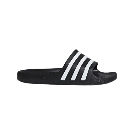 Adidas Men's Adilette Aqua Slides Shoes - Core Black / Cloud White / Core Black - Just For Sports